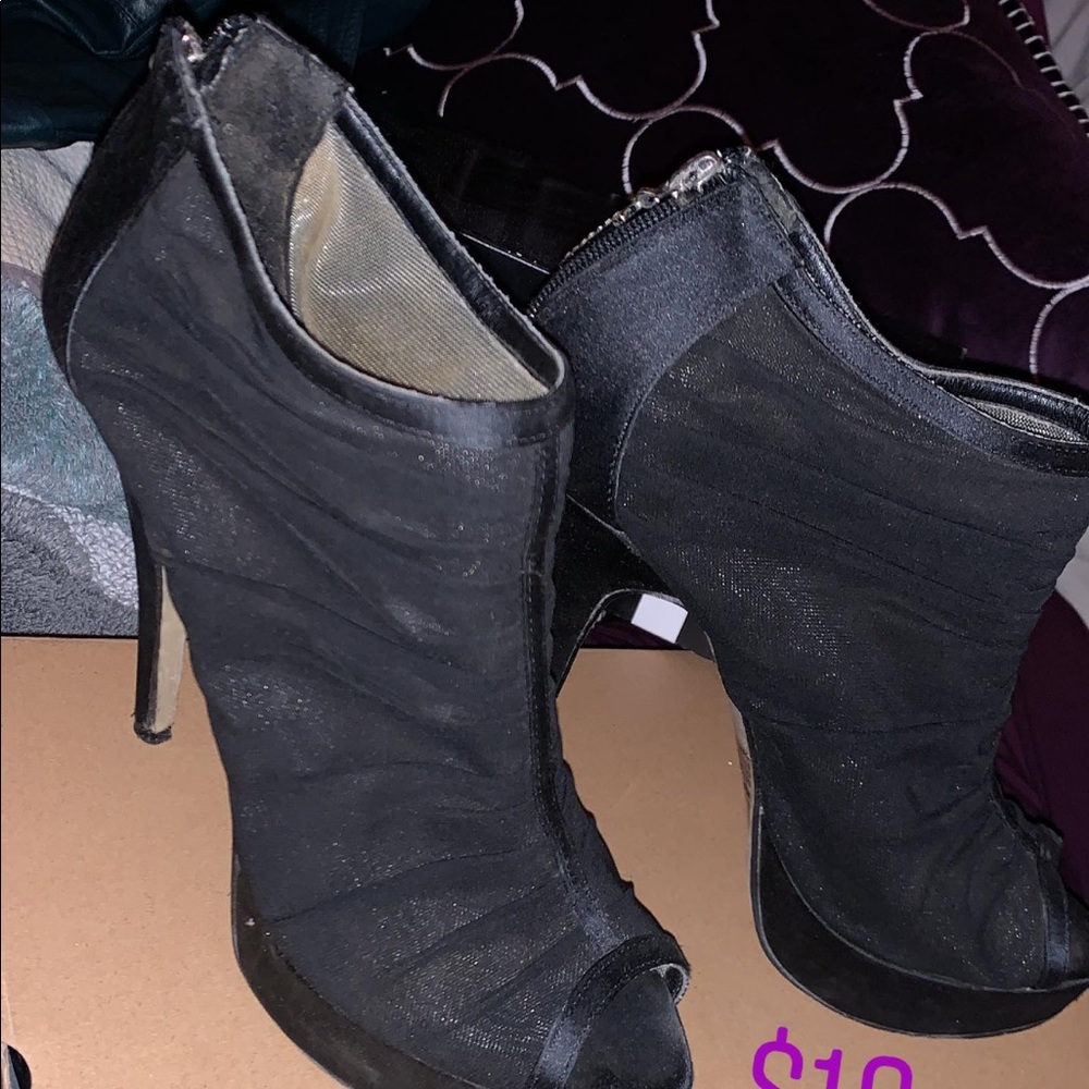 Black Baker Heels